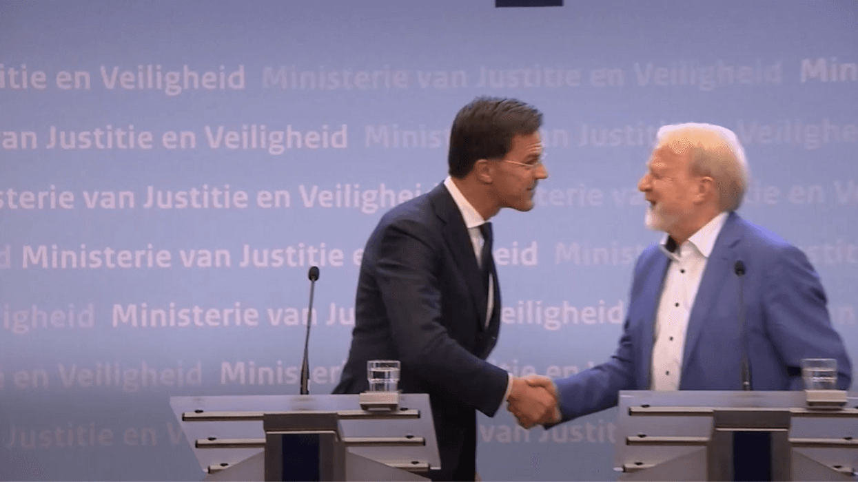 Dutch Prime Minister Warns People To Stop Shaking Hands, Then Shakes Guy's Hand Moments Later In Ultimate Facepalm Moment