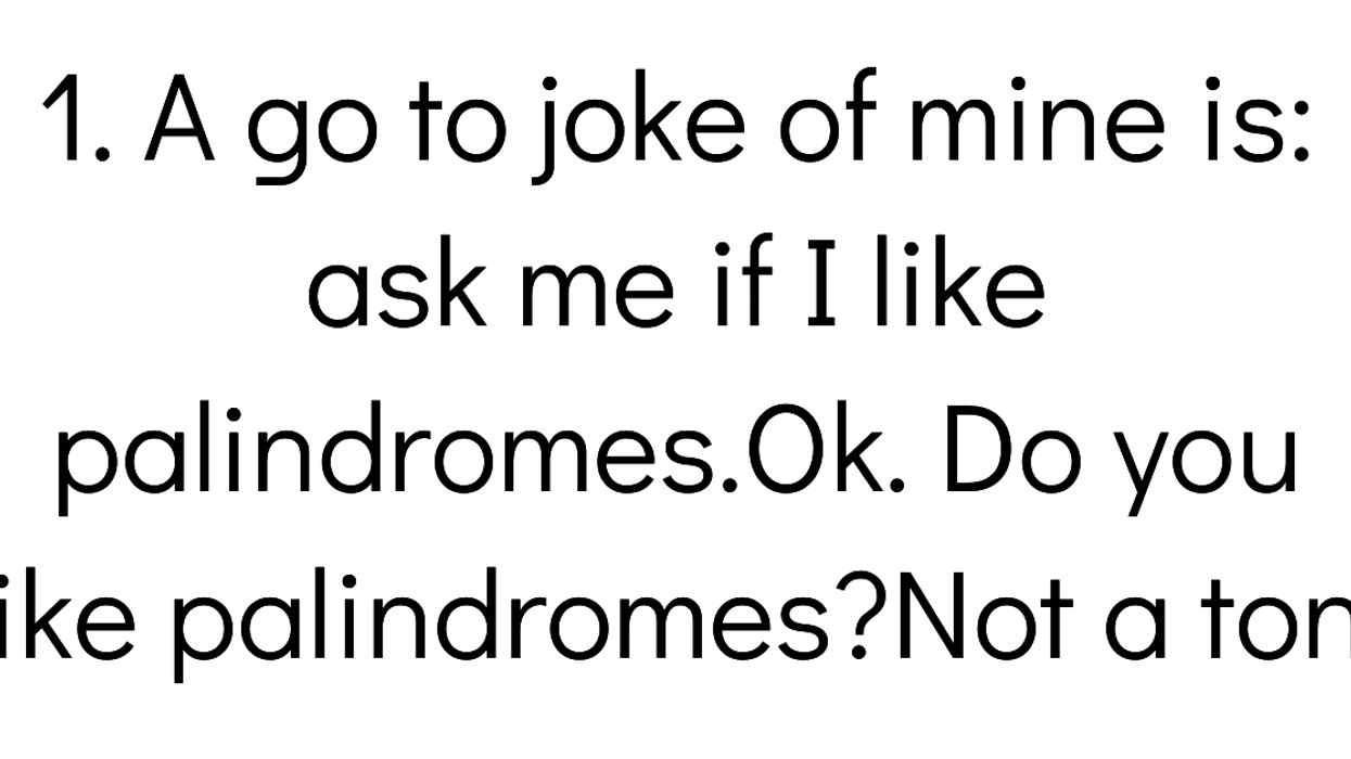 People Share The Best Palindromes They've Ever Seen