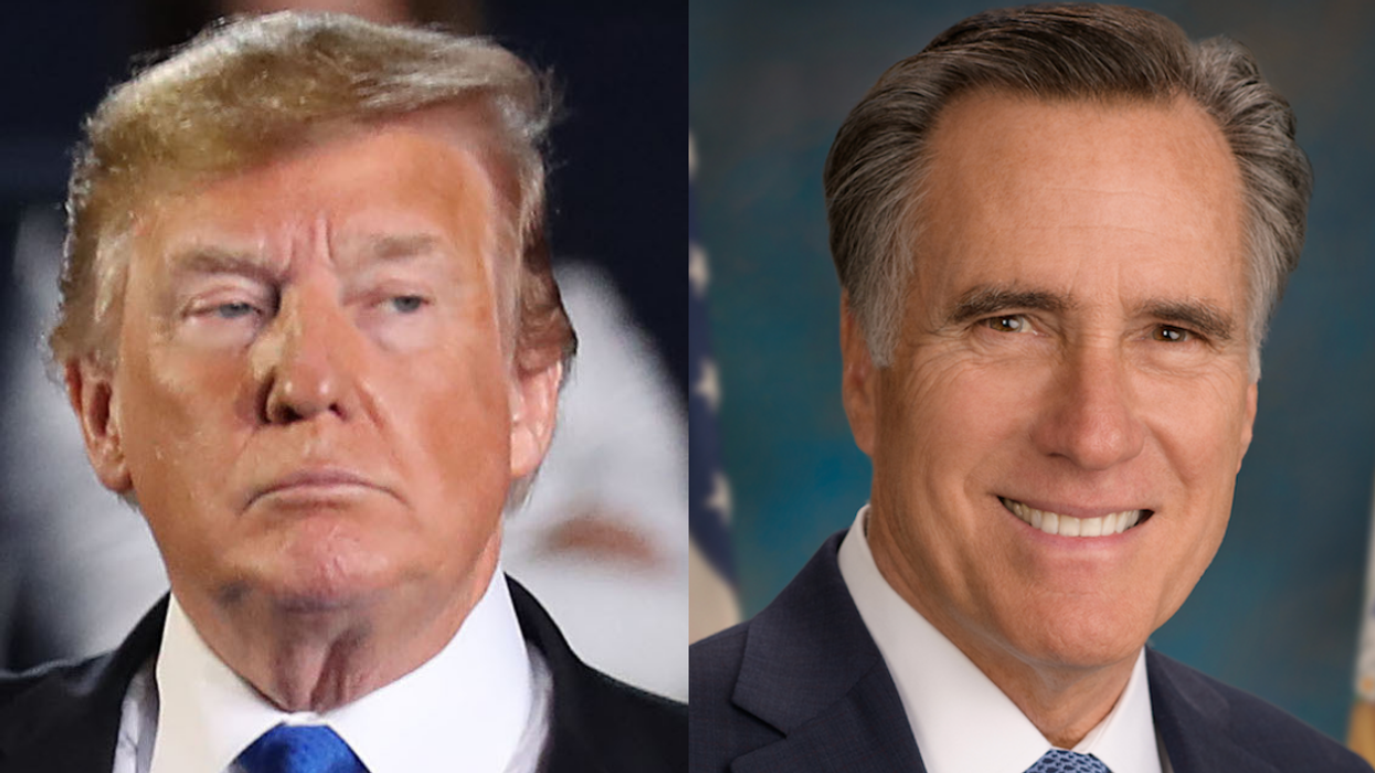 Trump Hit With Criticism For His Sarcastic Tweet Reaction To Mitt Romney's Negative Test Results