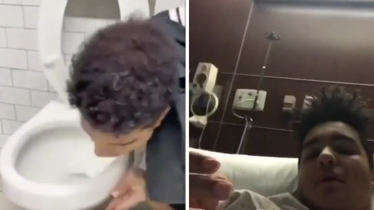 Influencer Who Licked A Toilet Seat As Part Of TikTok Virus 'Challenge' Says He's Now Tested Positive For The Disease