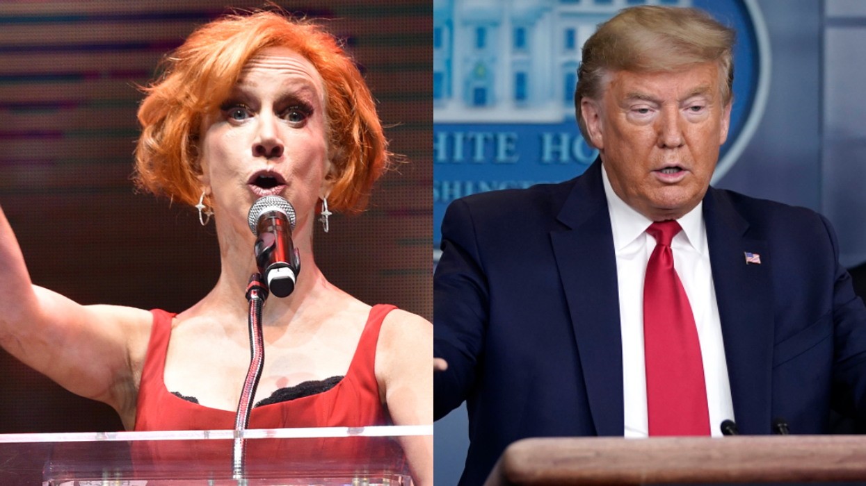 Kathy Griffin Blasts Trump After Not Being Able To Get Tested Despite Being Transferred To ER With 'Unbearably Painful' Symptoms