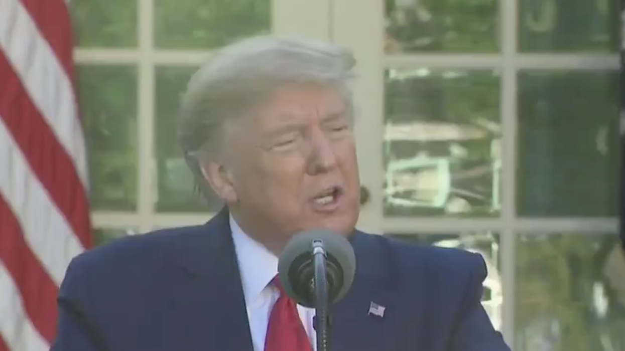 Pro-Trump Reporter Tried Comparing Virus Deaths to Abortion at White House Press Briefing and Even Trump Seemed Freaked Out by the Question