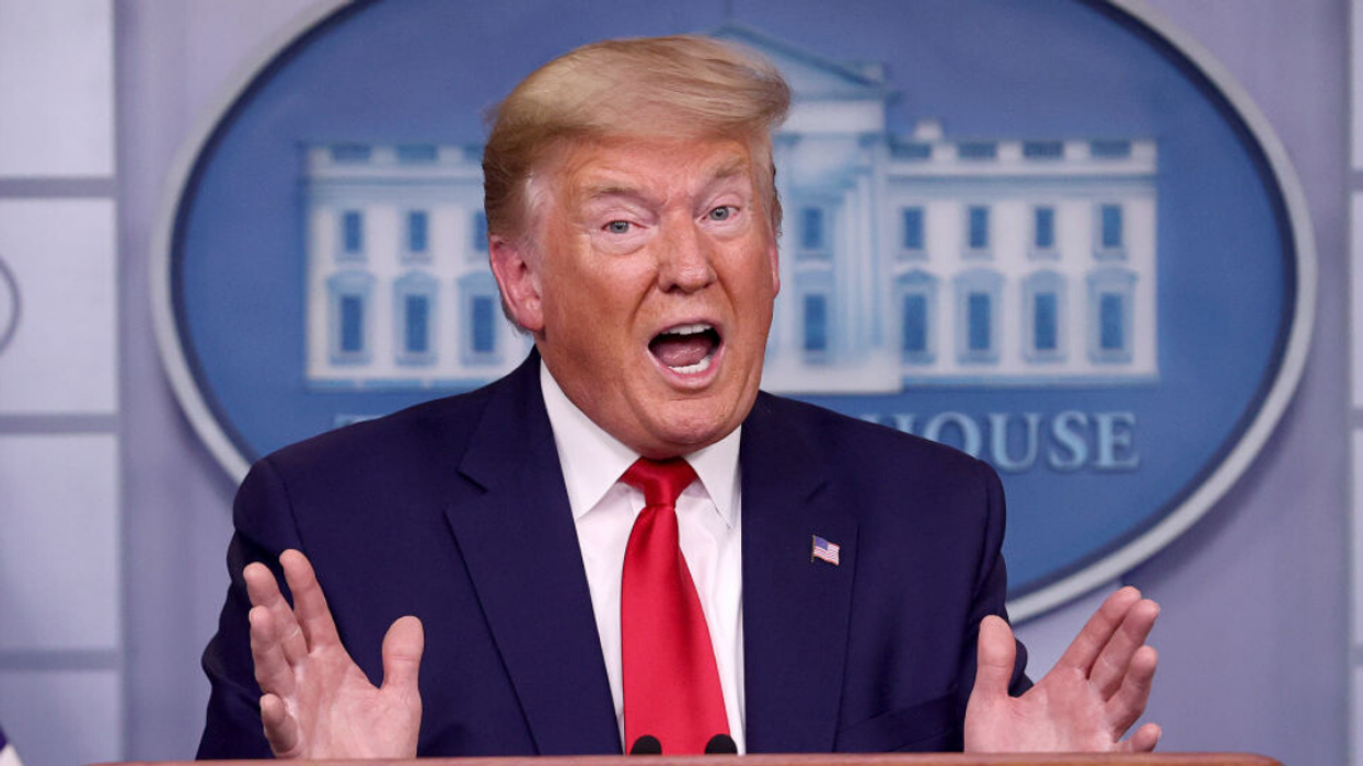 Trump Absurdly Claims That Scarves Are 'Better' Than Masks At Preventing Illness Because They're 'Thicker'