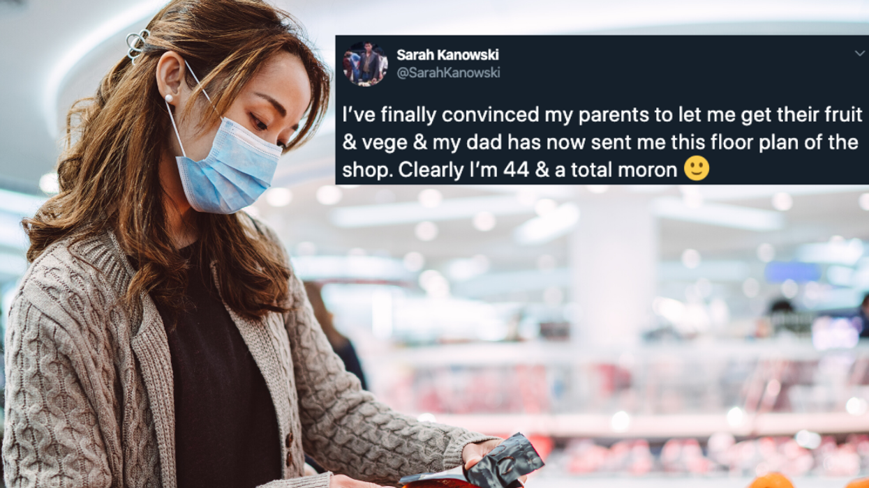 Woman's Dad Sends Her To The Grocery Store With A Hilariously Intricate Map Of Where To Find Everything The Family Needs