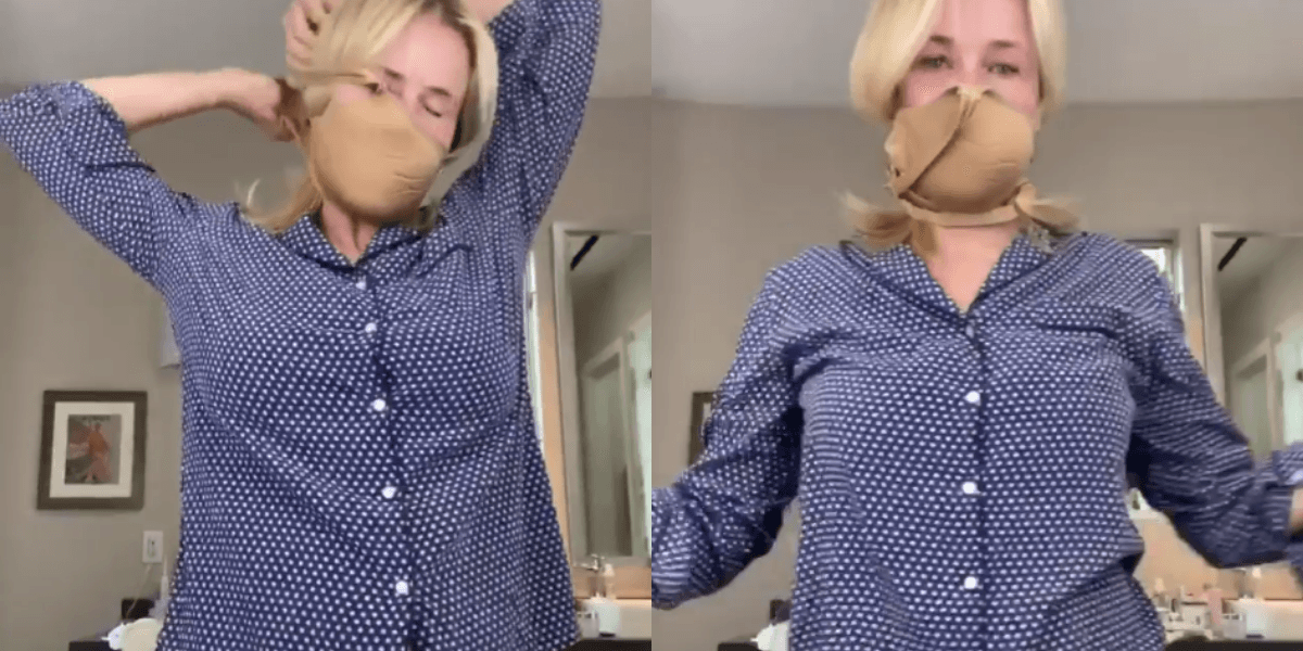 Chelsea Handler Just Gave A Tutorial For How To Use A Bra As A Mask ...