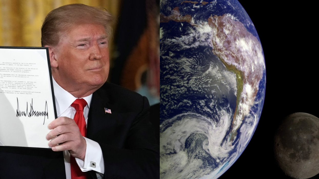 Trump Just Signed An Executive Order To Mine The Moon For Resources, And 2020 Just Keeps Getting More And More Absurd