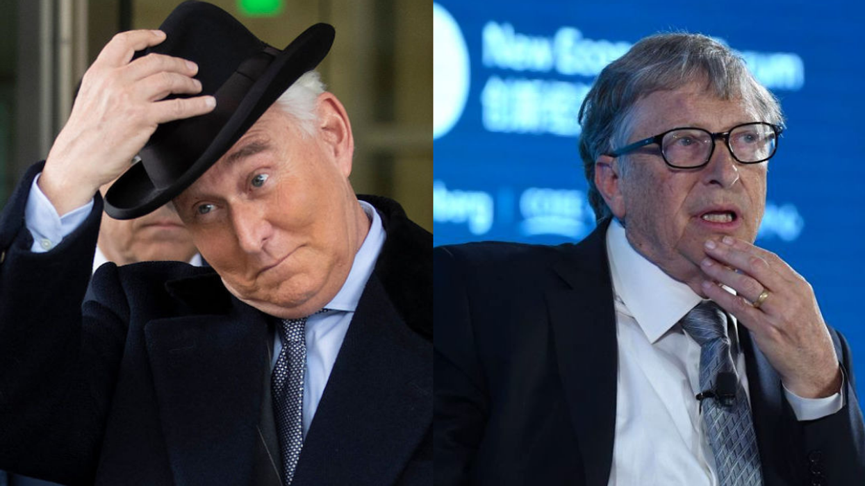 Roger Stone Spouts Bonkers Theory That Bill Gates Created The Virus In Order To Microchip People