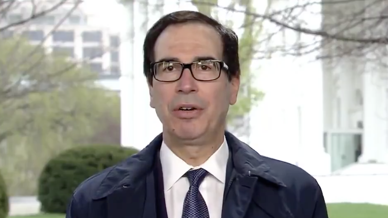 Trump's Treasury Secretary Said With a Straight Face That Stimulus Checks Should Last People 10 Weeks, and Yeah, It Did Not Go Well