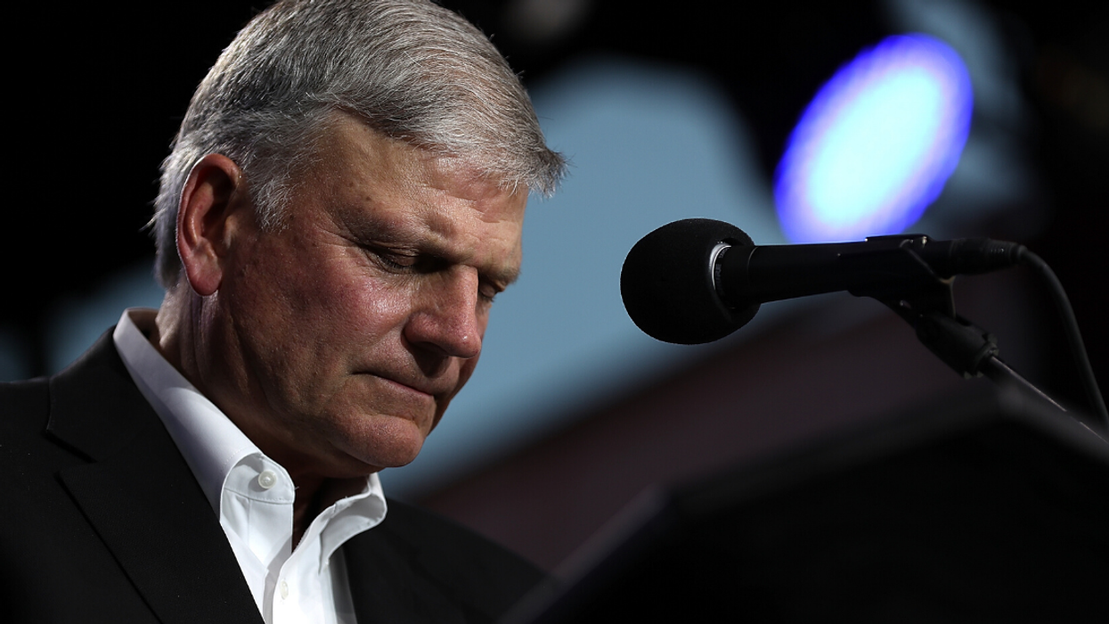 Evangelist Franklin Graham Says There's No Way He's Homophobic Because He's 'Not Going Around Bashing People'