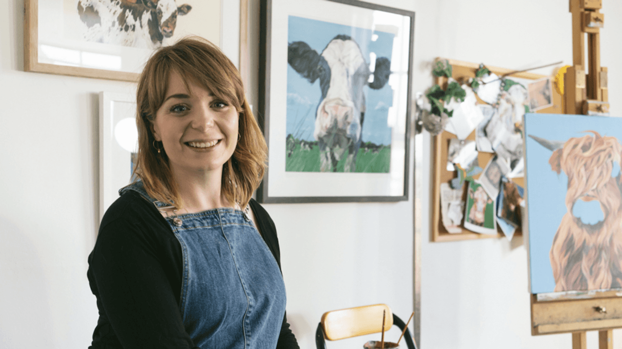 Actress Whose Dreams Were Derailed By Epilepsy Trades In Fast-Paced Life To Paint Portraits Of Cows