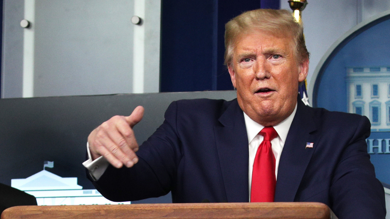 Trump Defends 'Great People' Protesting Lockdown Measures, And It's Charlottesville All Over Again