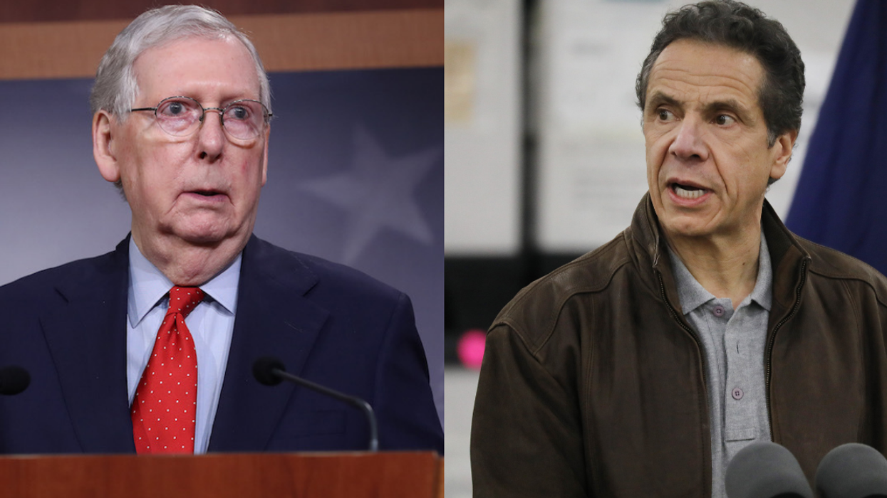 Andrew Cuomo Has the Perfect Response for Mitch McConnell After He Called Pandemic Aid a 'Blue State Bailout'