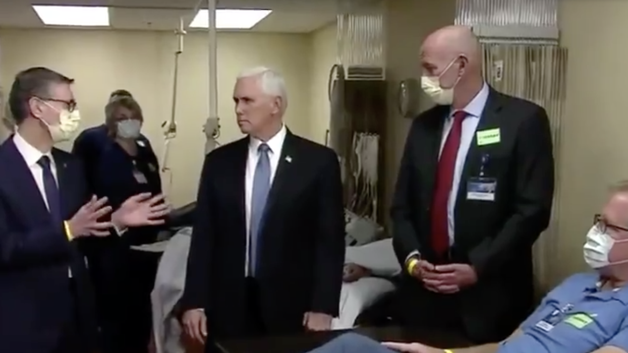 The Mayo Clinic Threw Mike Pence Under the Bus for Not Wearing a Mask During His Visit in a Now Deleted Tweet