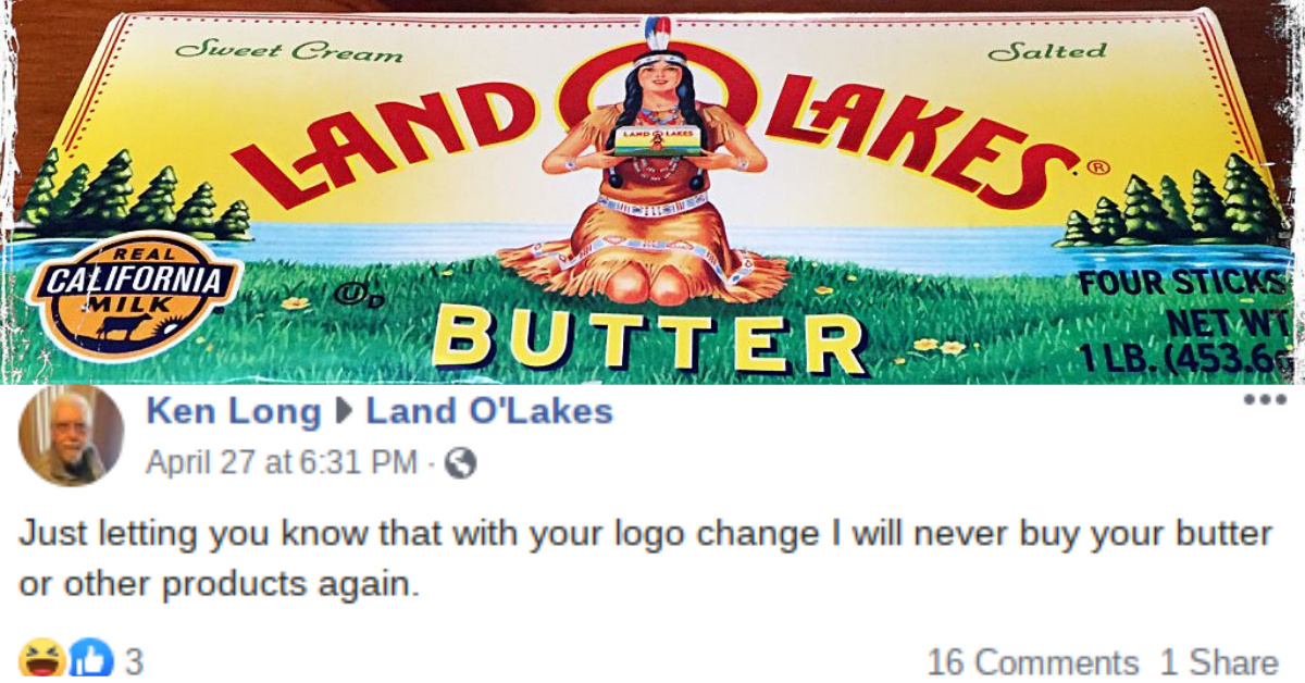 Butter Purists Are Having Hissy Fits After Land O'Lakes Removed The 'Butter Maiden' From Their Packaging