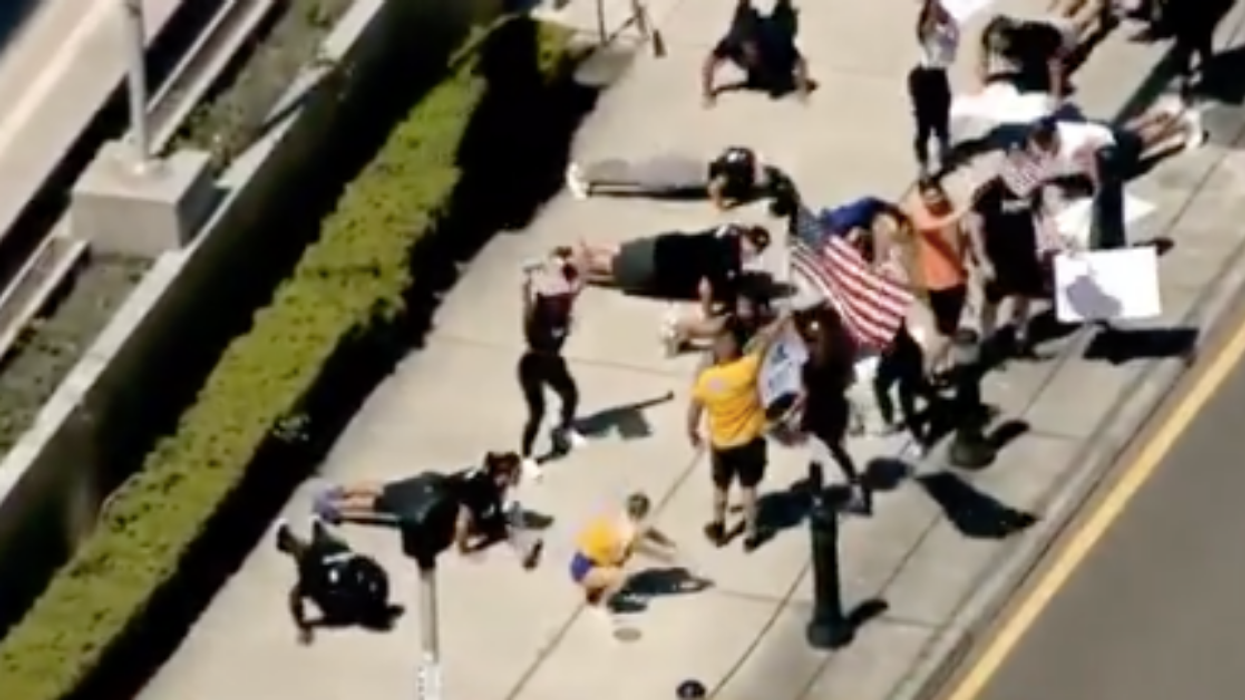 Florida Fitness Junkies Demanding That Gyms Reopen Are Getting Dragged For Protesting By Doing Push-Ups And Squats