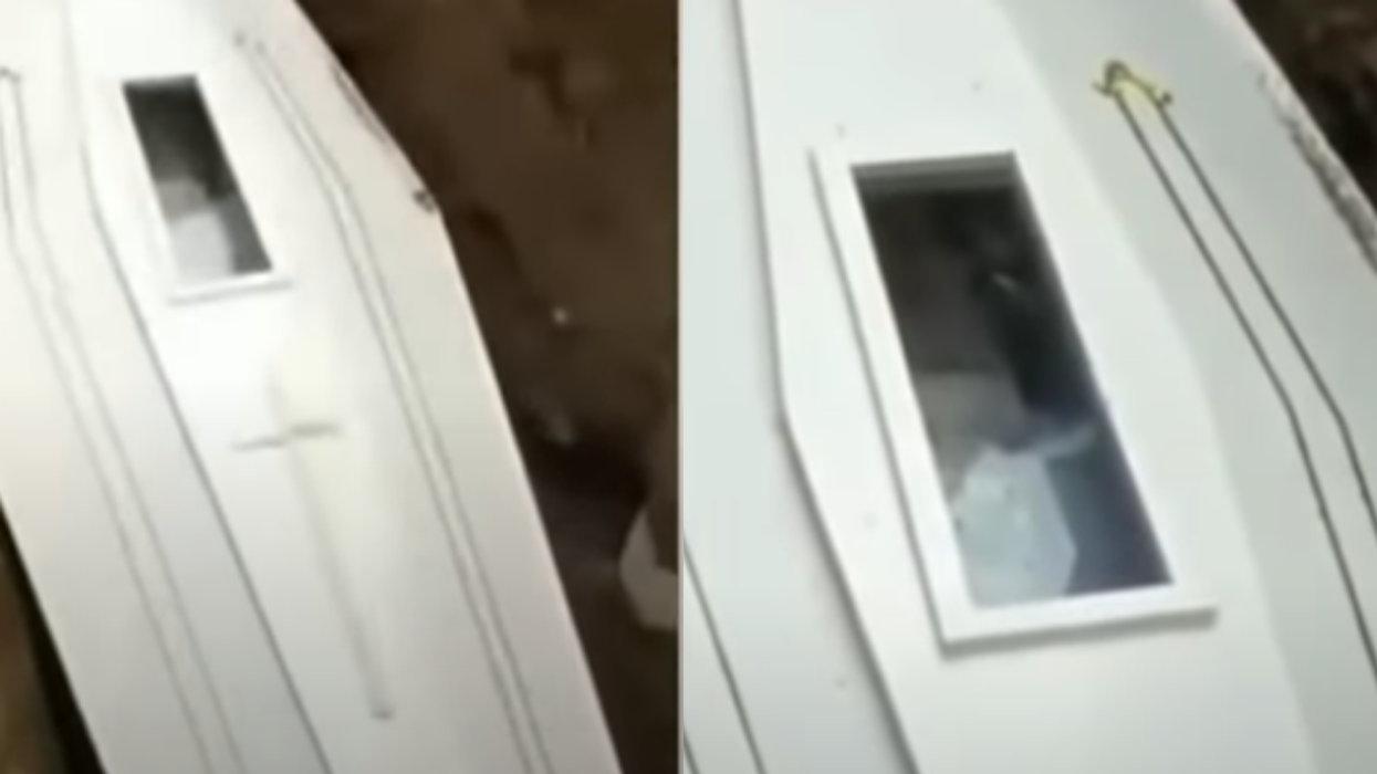 Creepy Video Captures The Moment Corpse Appears To 'Wave' During Burial, Prompting Fears They Were Buried Alive
