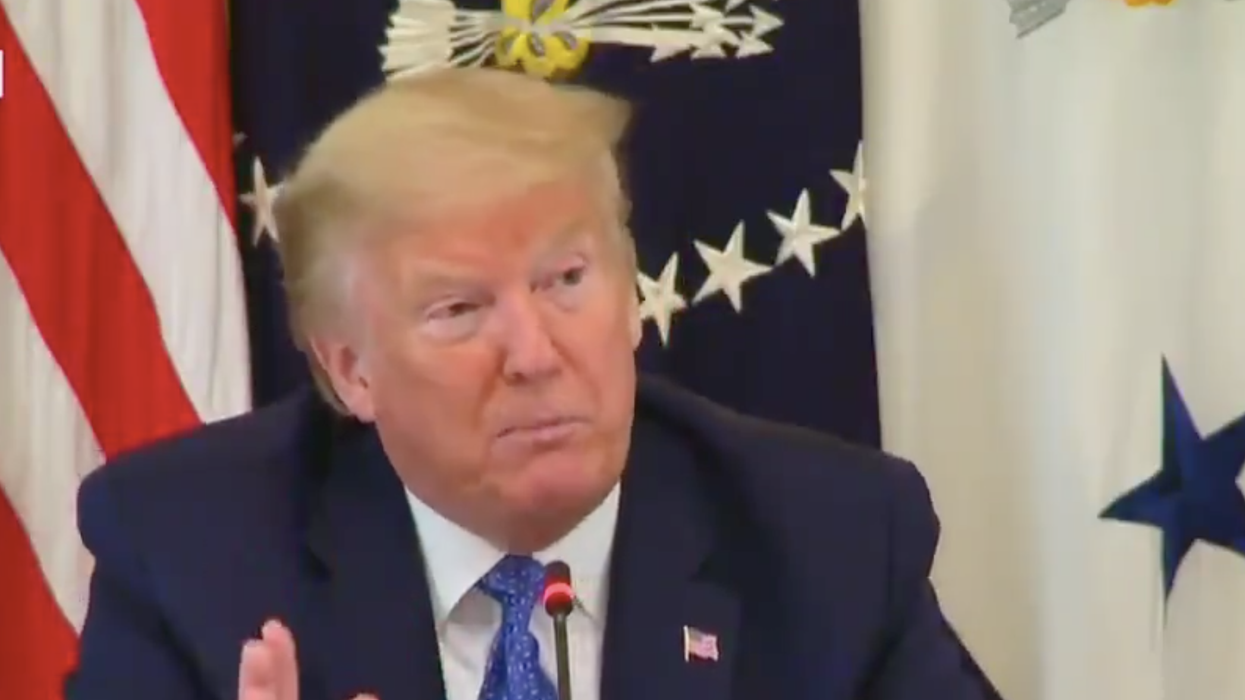 Donald Trump Says He Sees the Huge Number of Virus Cases in the United States as a 'Badge of Honor'