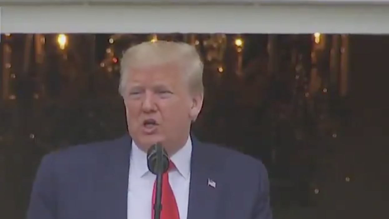 Trump Just Used His Memorial Day Speech to Veterans to Falsely Smear Nancy Pelosi, and the Lies Just Kept Coming