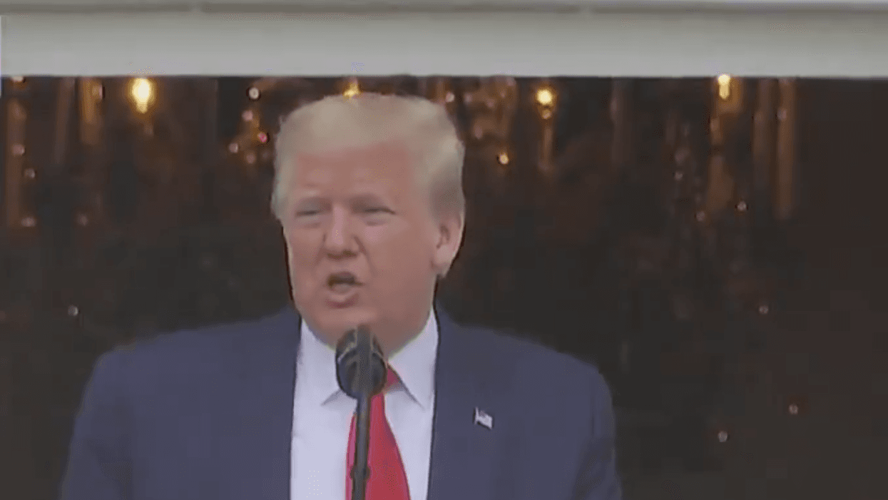 Trump Just Used His Memorial Day Speech to Veterans to Falsely Smear Nancy Pelosi, and the Lies Just Kept Coming