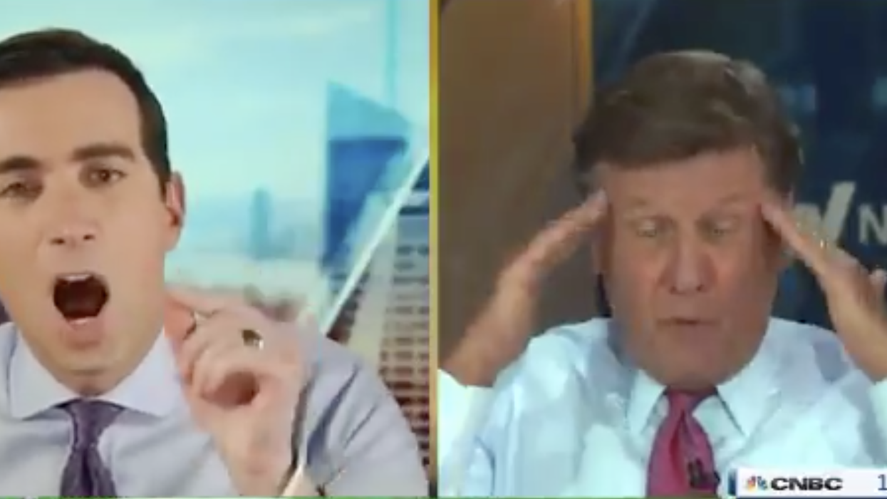 CNBC Host Slams Co-Host Live On-Air for Using Their Show to 'Help Your Friend the President' and People Are Cheering
