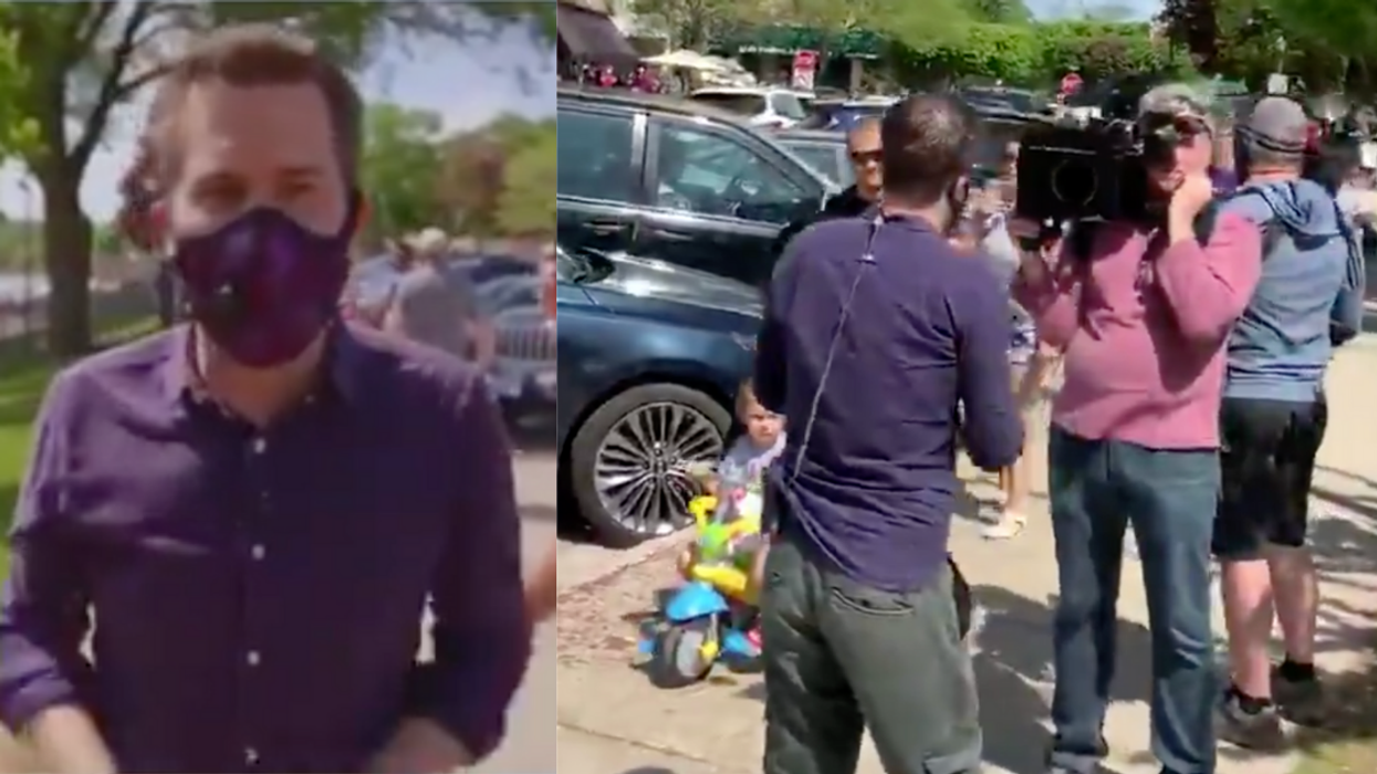 MSNBC Cameraman Gets Called Out During Live Broadcast For Not Wearing Mask As Reporter Comments On Lack Of Mask-Wearers