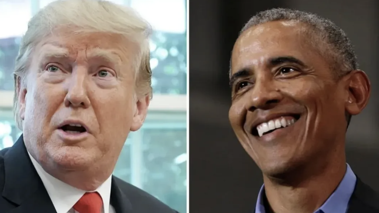 Trump Tweet From 2014 Slamming Obama for How He Runs Comes Back to Haunt Trump After His Halting Walk Down Ramp