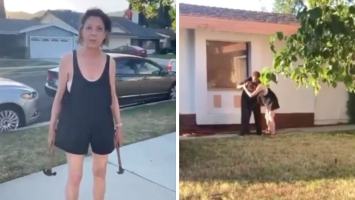 Angry LA Woman Smashes Up Her Neighbor's Car With Hammers During Racist Rant—And It Doesn't End Well For Her