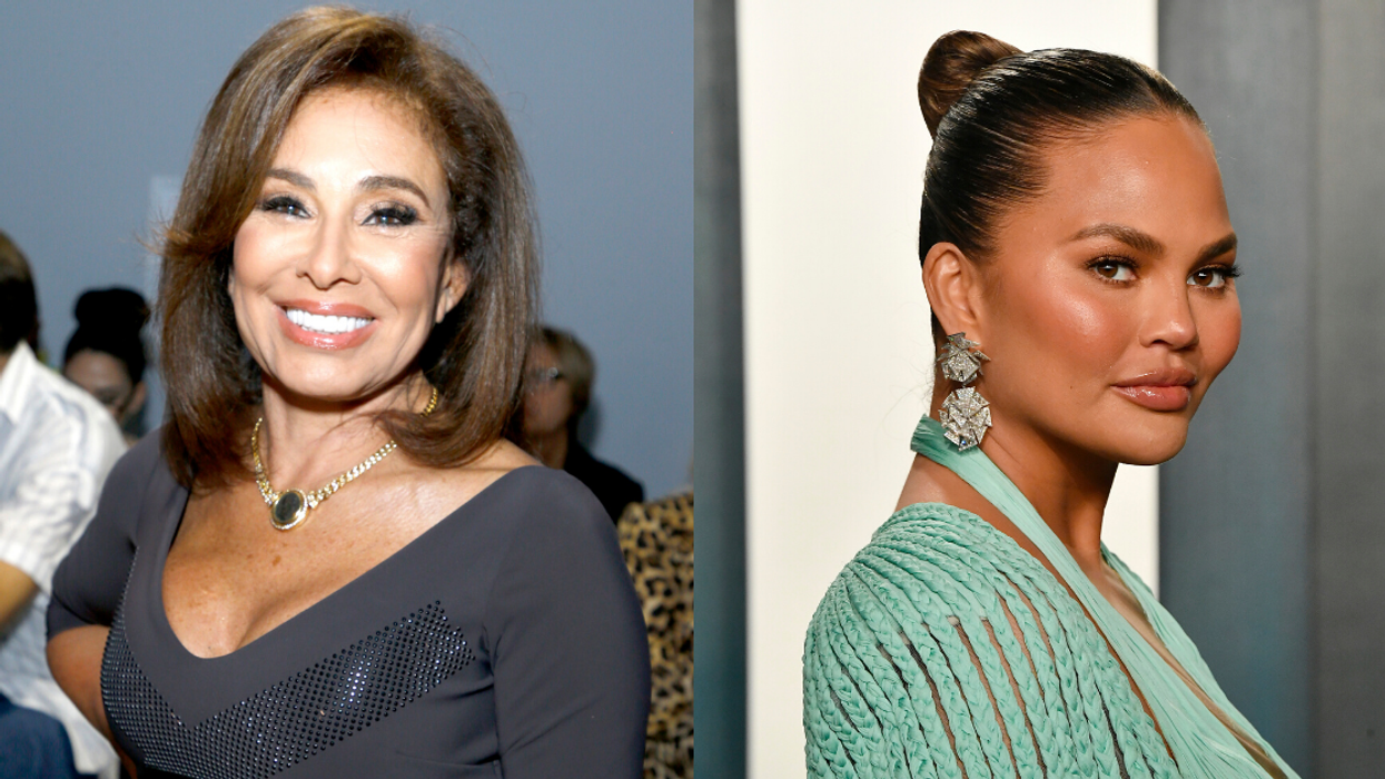 Jeanine Pirro Was Caught Looking At A Photo Of Chrissy Teigen's Boobs On Her Phone—And Chrissy Called Her Out