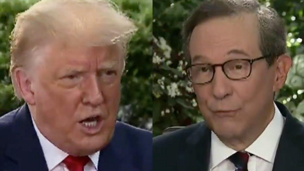 Trump Tried to Fact-Check Chris Wallace Over Biden's Position on Police Funding and It Backfired Immediately