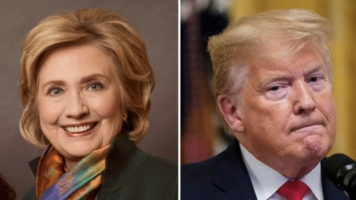 Hillary Just Perfectly Trolled Trump After He Tried to Go After Her in Rambling Response About Kamala Harris