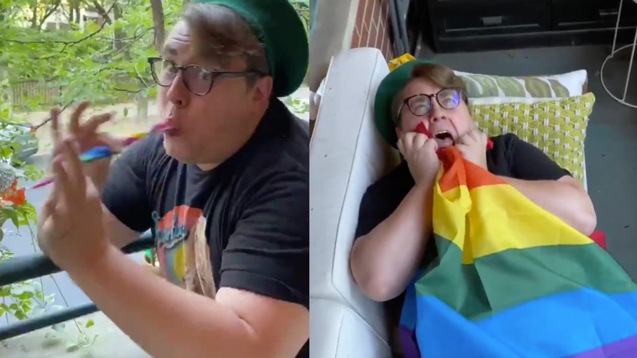 Gay Couple Offers Up A Legendary Response To The A**hole Who Stole Their Pride Flag