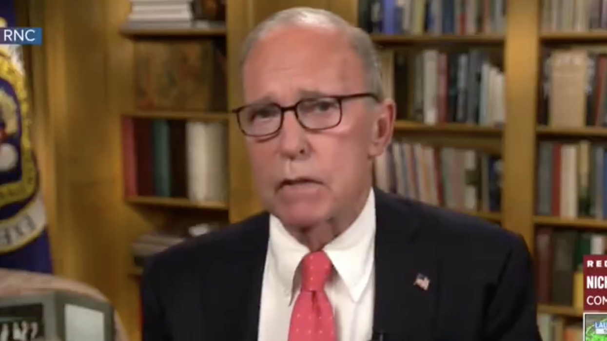 Trump's Economic Advisor Slammed for Using the Past Tense to Refer to the Virus in RNC Speech