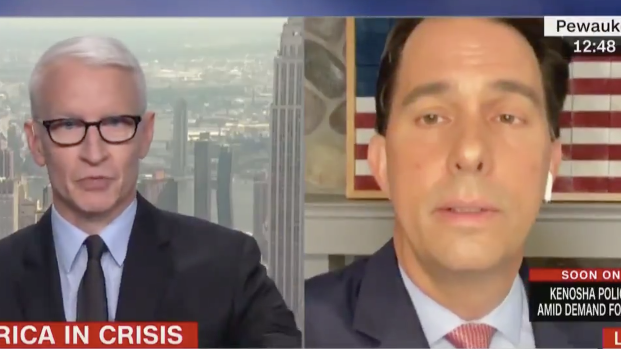 Former GOP Wisconsin Gov. Turns Off Camera Mid-Interview After Anderson Cooper Calls Out His Hypocrisy