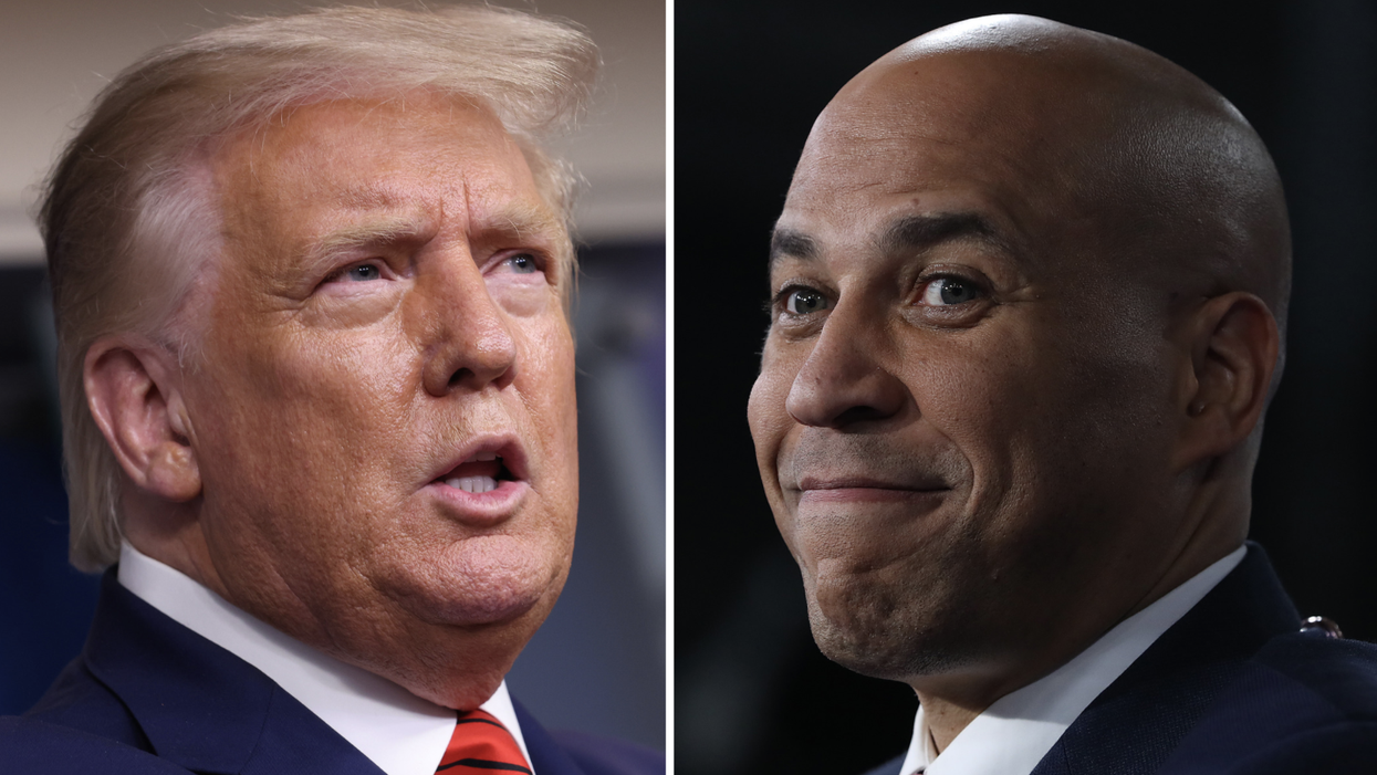 Photographer Bombards Twitter with Adorable Pics of Cory Booker After Trump Said He'll Destroy the Suburbs