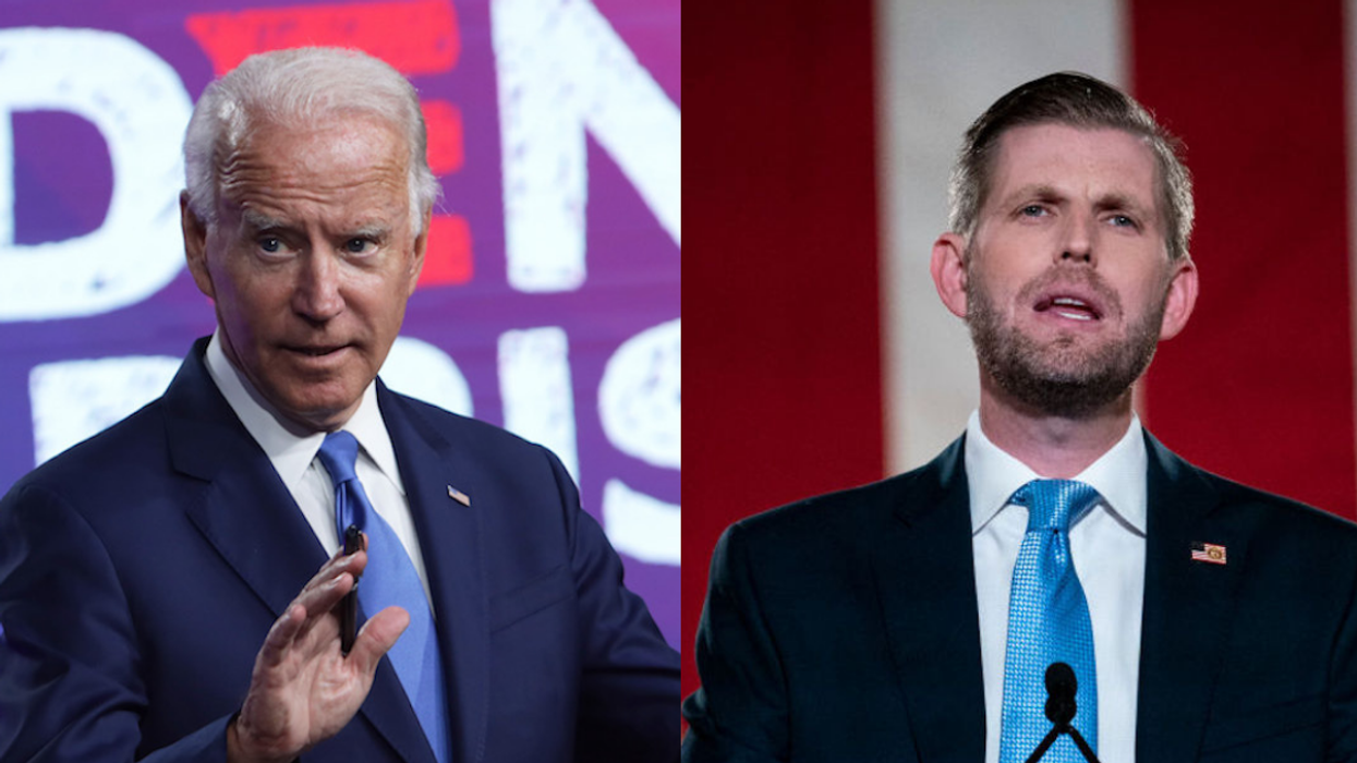 Eric Trump Is Getting Dragged After He Tried to Slam Biden for 'Awkward' Labor Day Event