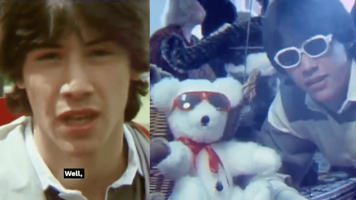 Old Video Of Keanu Reeves Adorably Reporting About A Teddy Bear Convention Has Us Smitten