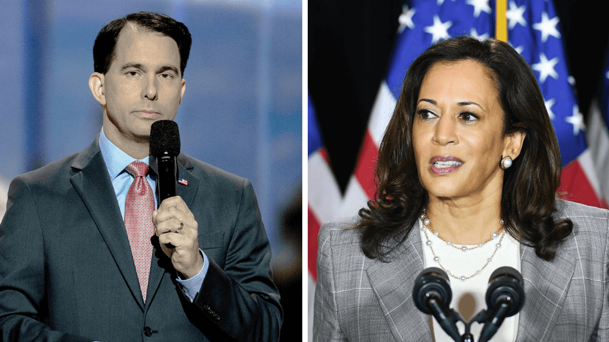 Scott Walker Is Acting As Kamala Harris' Stand-In For Pence's Debate Prep, And Twitter Is LOLing Hard