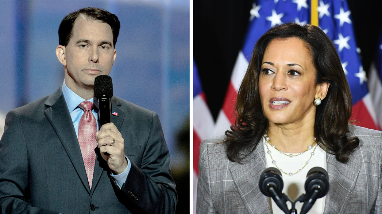 Scott Walker Is Acting As Kamala Harris' Stand-In For Pence's Debate Prep, And Twitter Is LOLing Hard