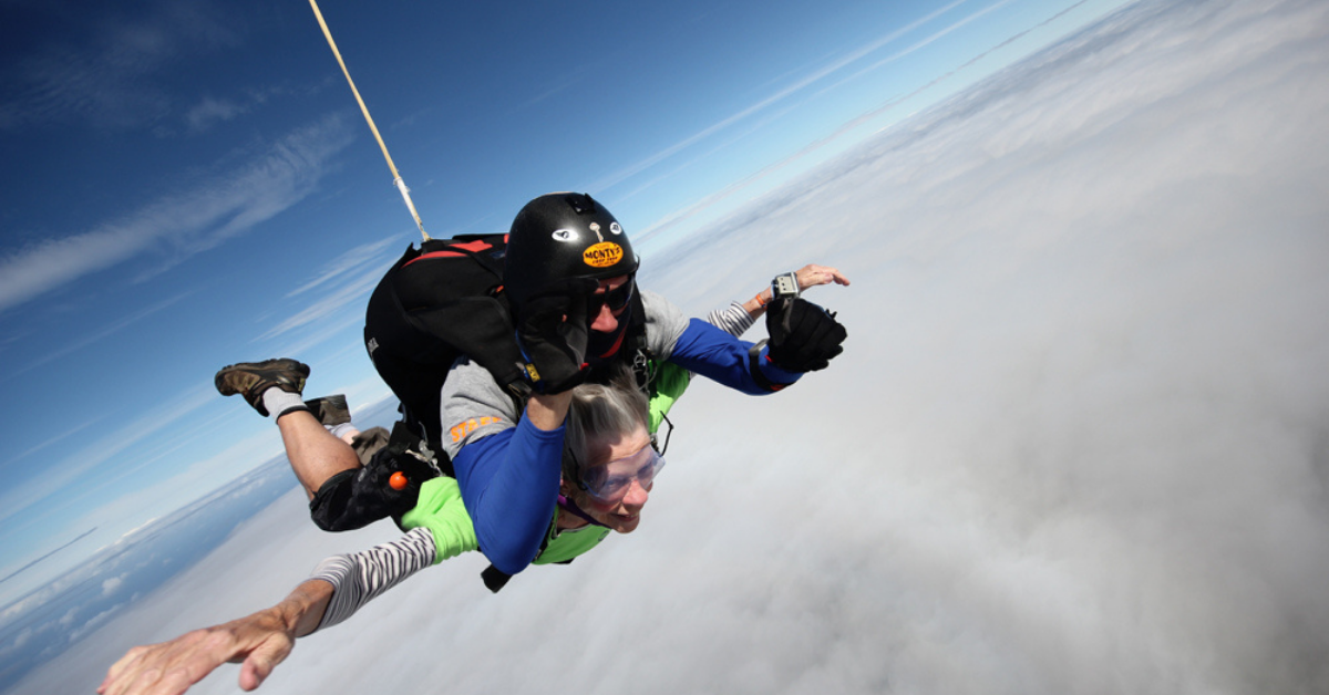 Fearless Retiree Celebrates Her 80th Birthday In Style—By Skydiving From 10,000 Feet
