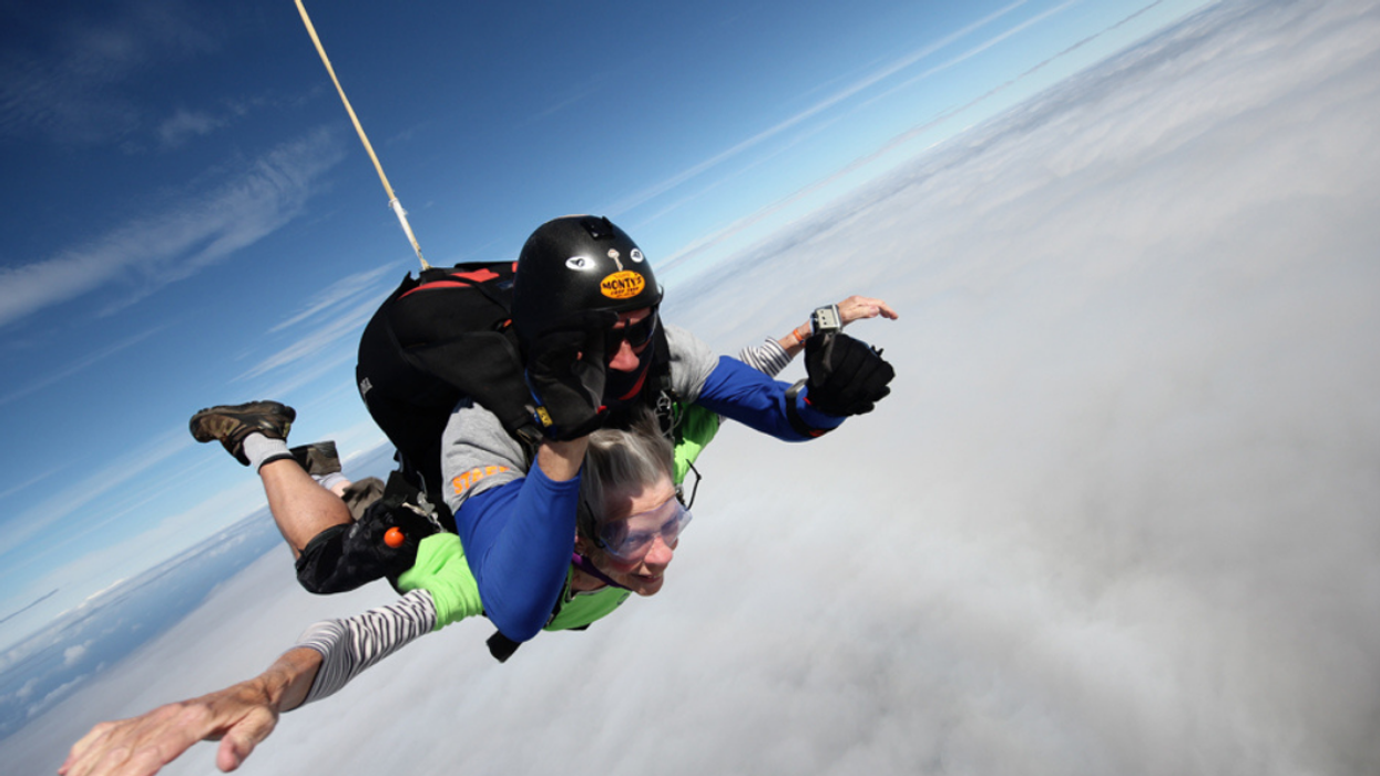 Fearless Retiree Celebrates Her 80th Birthday In Style—By Skydiving From 10,000 Feet