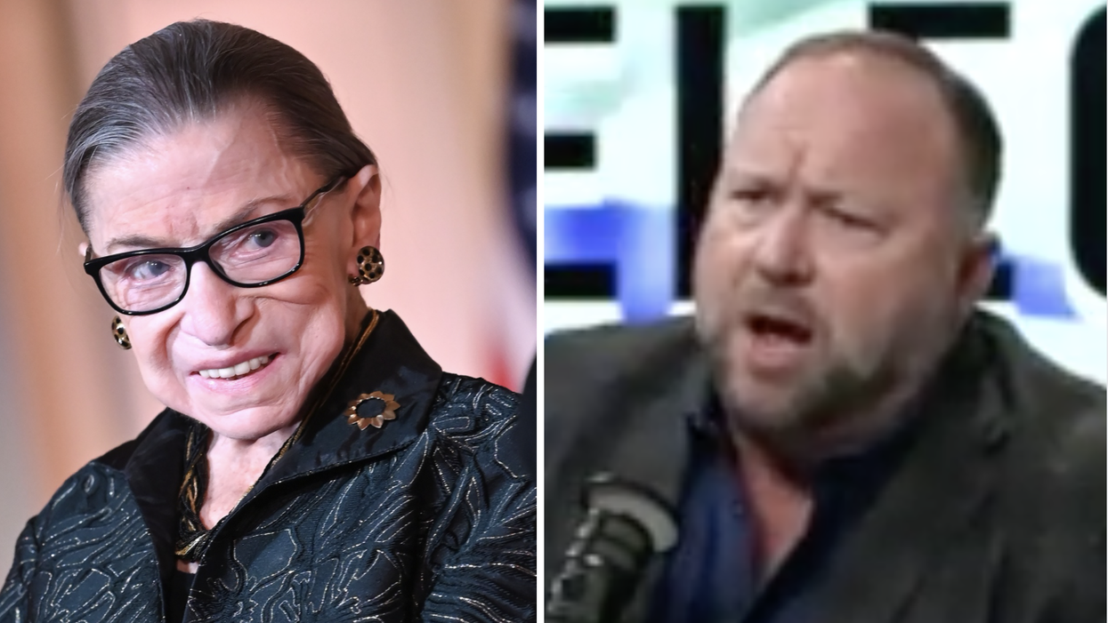 Alex Jones Just Claimed That Democrats Let RBG Die as a 'Satanic' 'Blood Sacrifice' and Yeah, It's a Lot