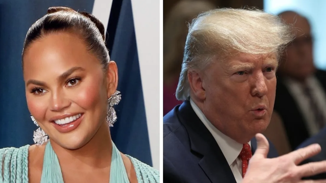 Chrissy Teigen Has a Surprisingly Plausible Theory for When Trump Will Actually Leave Office If He Loses