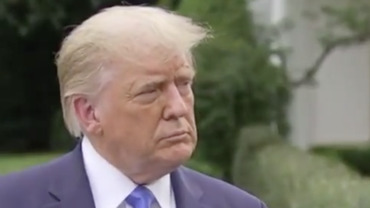 Trump Absurdly Claims That He 'Couldn't Hardly Hear' RBG Mourners Booing Him At The Supreme Court