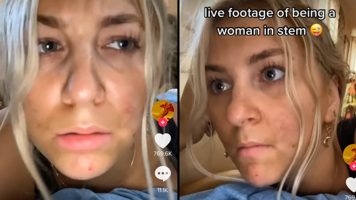 Female Graduate Student Goes Viral For Showing Just How Often She's Interrupted By Male Classmates On Zoom