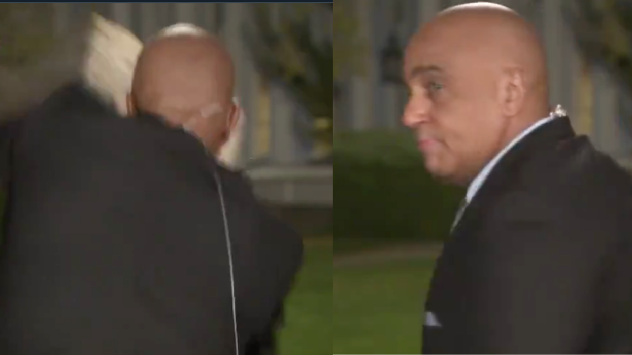 CNN Reporter Hilariously Fends Off Advancing Raccoon As He Waits To Go Live Outside White House