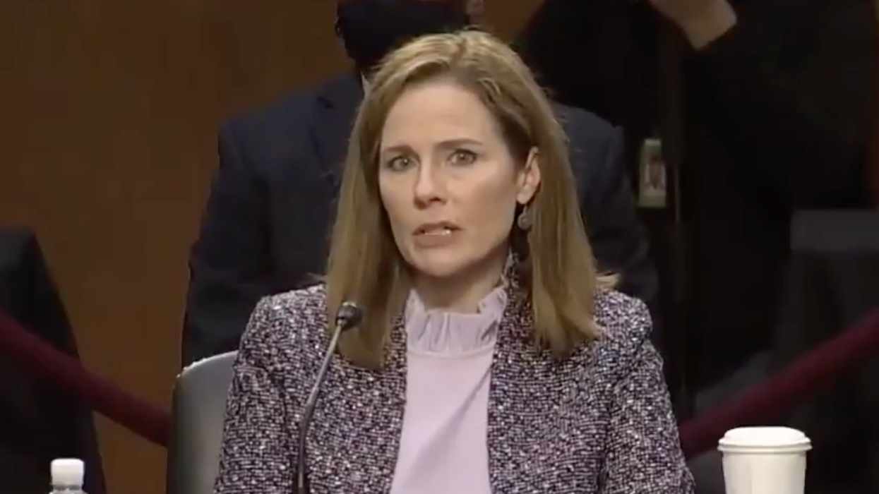 GOP Senator Threw Amy Coney Barrett A Softball Question About The First Amendment—And She Totally Whiffed It