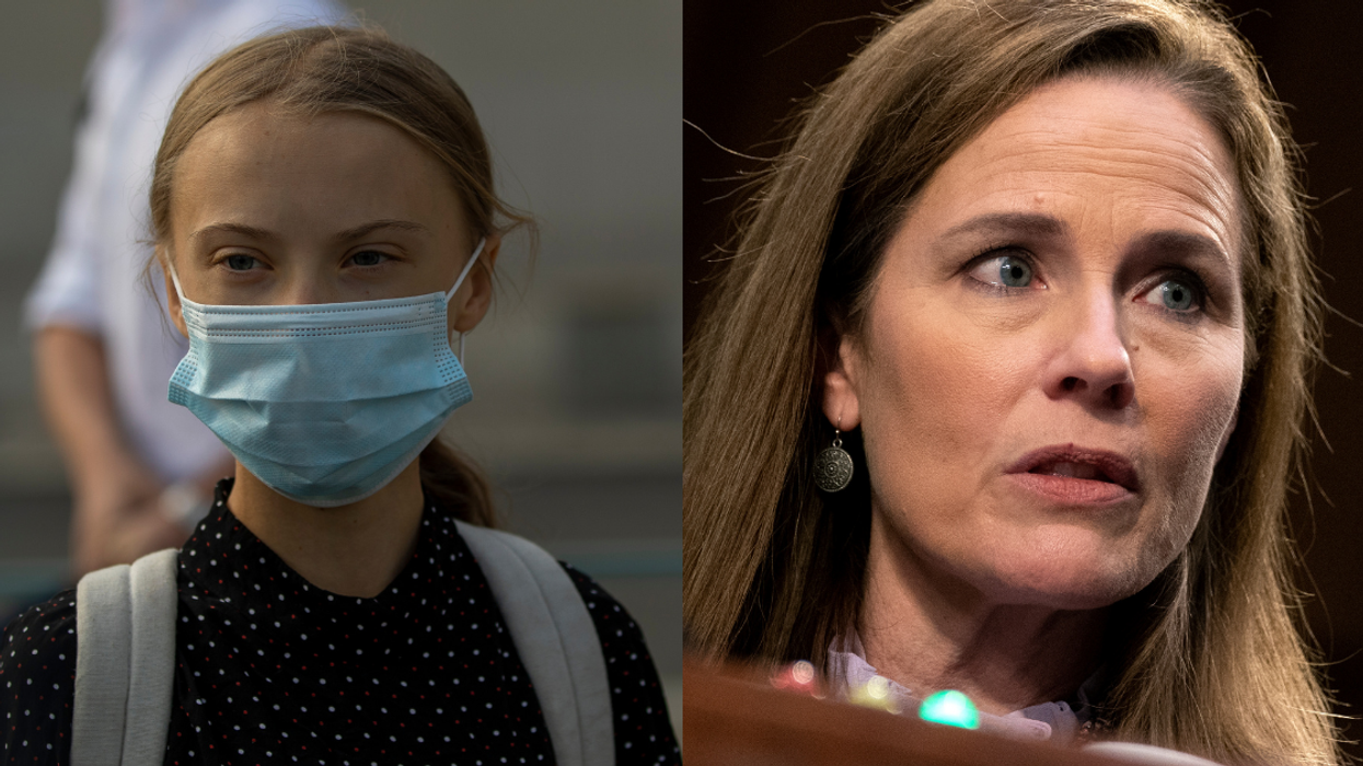 Greta Thunberg Expertly Shuts Down Amy Coney Barrett Over Her 'Views' On Climate Change