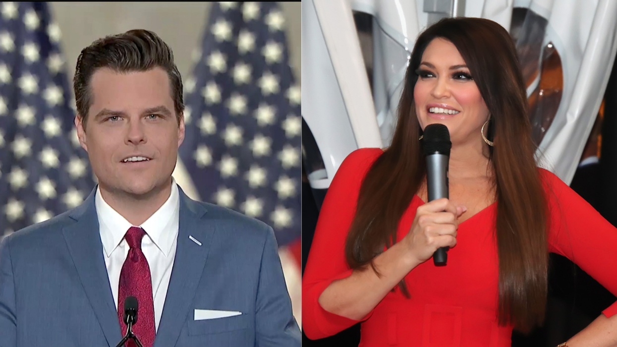 Matt Gaetz Gets Trolled After Posting Cringeworthy Photo Of Himself Lounging Against Kimberly Guilfoyle