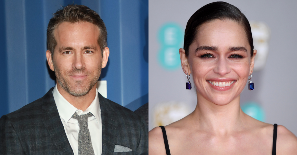 Ryan Reynolds Hilariously Trolls Emilia Clarke After Discovering They Share The Same Birthday