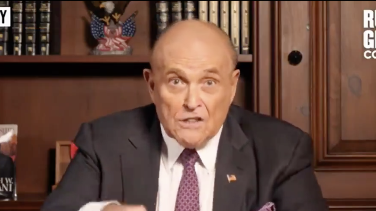 Rudy Giuliani Rails Against 'Prince of Darkness' Biden in Bonkers Rant Defending Sketchy Hunter Biden Allegations